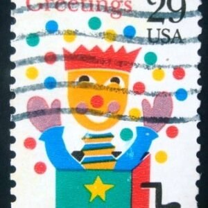 Selo postal dos Estados Unidos de 1993 Greetings