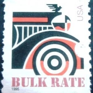 Selo postal dos Estados Unidos de 1995 Bulk Rate