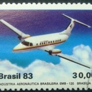 Selo postal de 1983 EMB 120 Brasília - C 1347 U