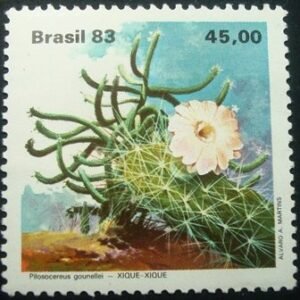 Selo postal do Brasil de 1983 Xique-xique