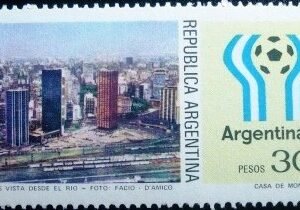 Selo postal da Argentina de 1978 Buenos Aires