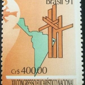 Selo postal COMEMORATIVO do Brasil de 1991 - C 1750 M