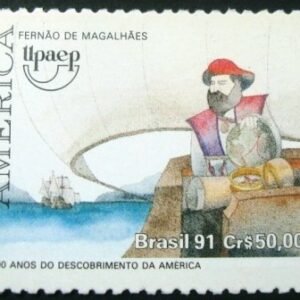 Selo postal COMEMORATIVO do Brasil de 1991 - C 1753 M