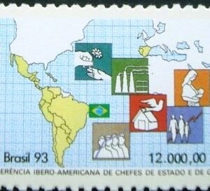 Selo postal COMEMORATIVO do Brasil de 1993 - C 1842 M