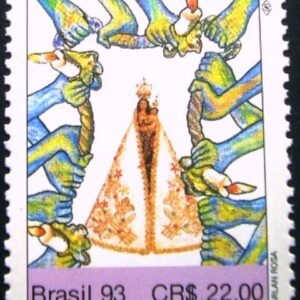 Selo postal do Brasil de 1993 Círio de Nazaré