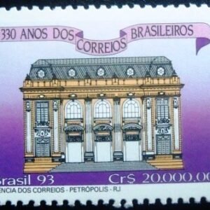 Selo postal do Brasil de 1993 Agência Petrópolis