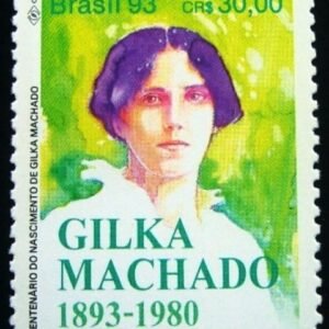 Selo postal do Brasil de 1993 - Gilka Machado M