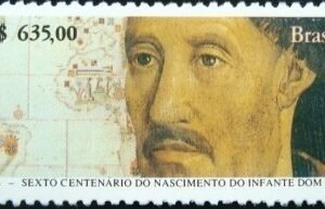Selo postal do Brasil de 1994 Dom Henrique