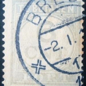 Selo postal da Holanda de 1927 Portzegel 6c