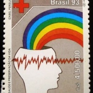 Selo postal do Brasil de 1993 Saúde Mental