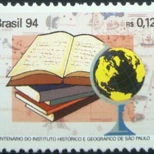Selo postal do Brasil de 1994 Inst. Histórico e Geográfico