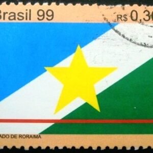 Selo postal do Brasil de 1999 Bandeira Roraima - C 2227 U