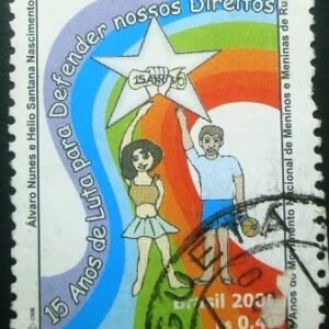Selo postal do Brasil de 2000 Meninos e Meninas de Rua - C 2296 U