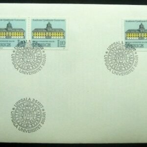 Envelope FDC da Suécia de 1977 University Uppsala