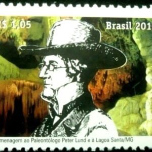 Selo postal do Brasil de 2010 Peter Lund M