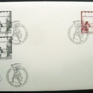 Envelope FDC da Suécia de 1974 Publicists' Club