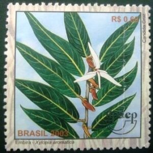 Selo postal do Brasil de 2003 Embira M