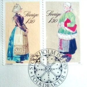 Envelope FDC da Suécia de 1979 Christmas 1979