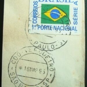 Selo postal regular emitido no Brasil em 1994 - 698 U