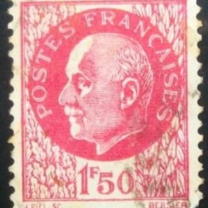 Selo postal da França 1941 Marshal Pétain 1