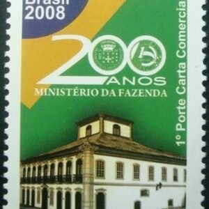Selo postal do Brasil de 2008 Ministério da Fazenda