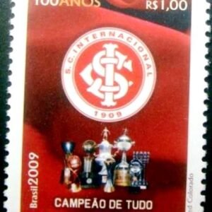 Selo postal do Brasil de 2009 S.C. Internacional