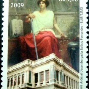 Selo postal do Brasil de 2009 EJEF / TJMG