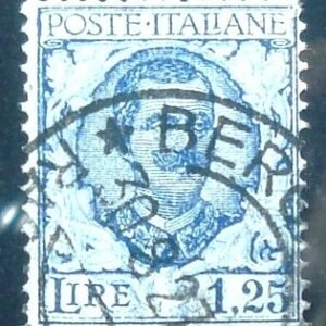 Selo postal da Itália de 1926 Vittorio Emanuele III 1