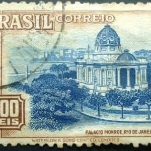 Selo postal comemorativo do Brasil de 1937 - C 119 U