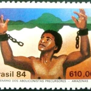 Selo postal do Brasil de 1984 Abolicionistas Amazonas