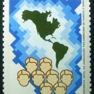 Selo postal do Brasil de 1984 Finanças e Garantia N