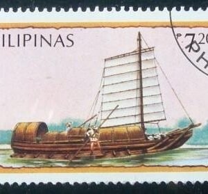 Selo postal da Filipinas de 1984 Casco