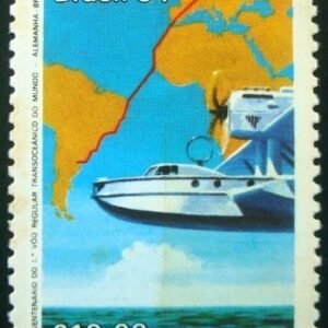 Selo postal do Brasil de 1984 Dornier Wal N