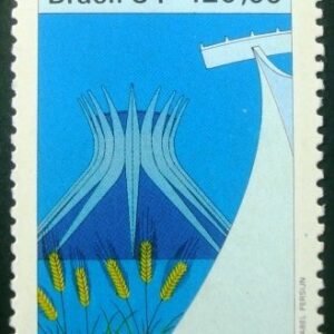 Selo postal do Brasil de 1984 Ação de Graças - C 1430 N