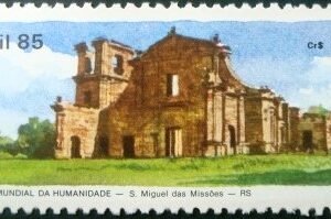 Selo postal de 1985 São Miguel das Missões