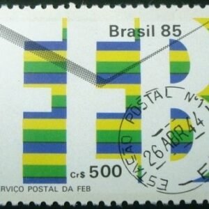Selo postal do Brasil de 1985 FEB N