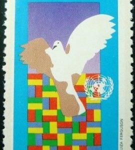 Selo postal do Brasil de 1985 ONU N