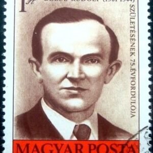 Selo postal da Hungria de 1976 Rudolf Golub
