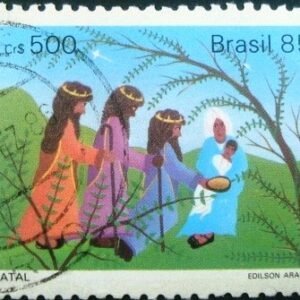 Selo postal COMEMORATIO do Brasil de 1985 - C 1496 U