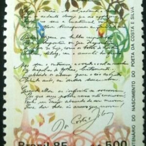 Selo postal COMEMORATIO do Brasil de 1985 - C 1505 M