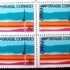 Quadra de selos postais do Brasil de 1972 Pesquisas