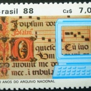 Selo postal COMEMORATIVO do Brasil de 1988 - C 1576 M