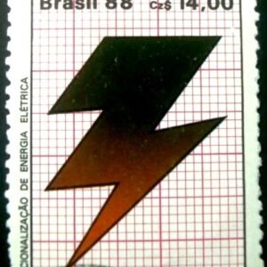 Selo postal COMEMORATIVO do Brasil de 1988 - C 1580 U