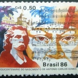Selo postal COMEMORATIVO do Brasil de 1986 - C 1515 N
