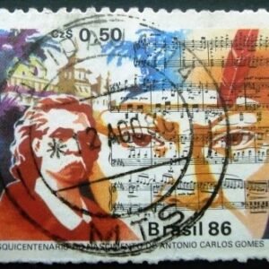 Selo postal COMEMORATIVO do Brasil de 1986 - C 1515 U