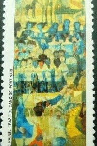 Selo postal do Brasil de 1986 Paz