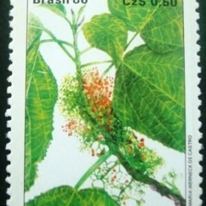 Selo postal do Brasil de 1986 Urtigão N