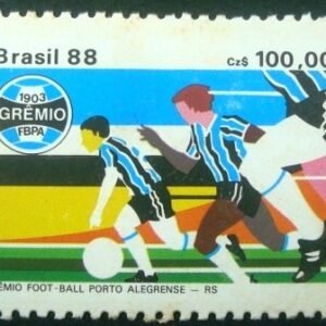 Selo postal do Brasil de 1988 Grêmio Foot Ball