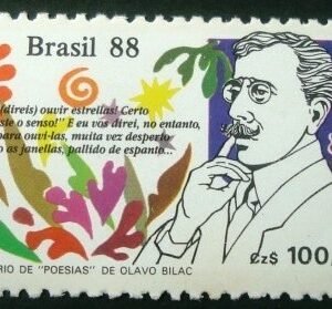 Selo postal COMEMORATIVO do Brasil de 1988 - C 1602 N