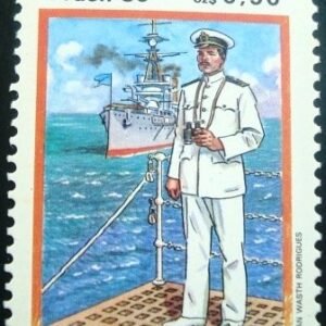 Selo postal do Brasil de 1986 Marinha de Guerra N